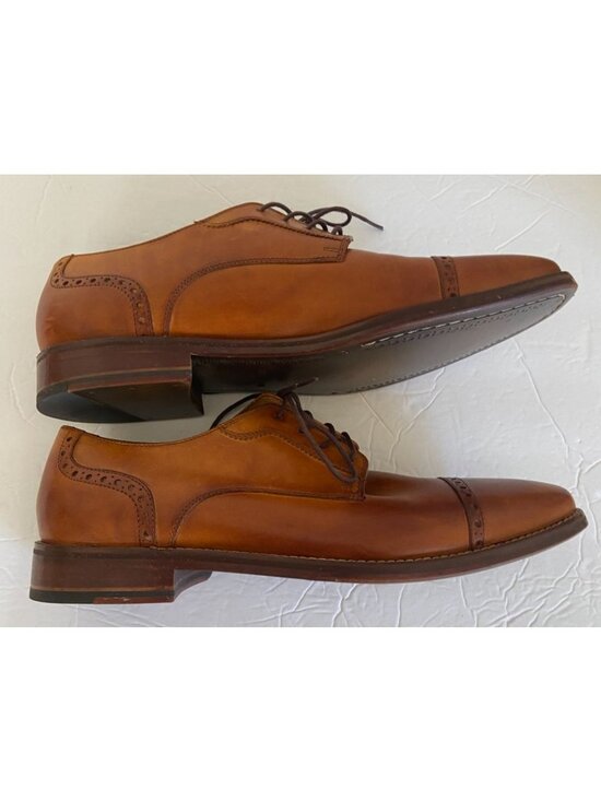 Cole Haan Mens 11 M Oxford Cap Toe Casual Dress Shoes C20090 Brown Leather main image 6